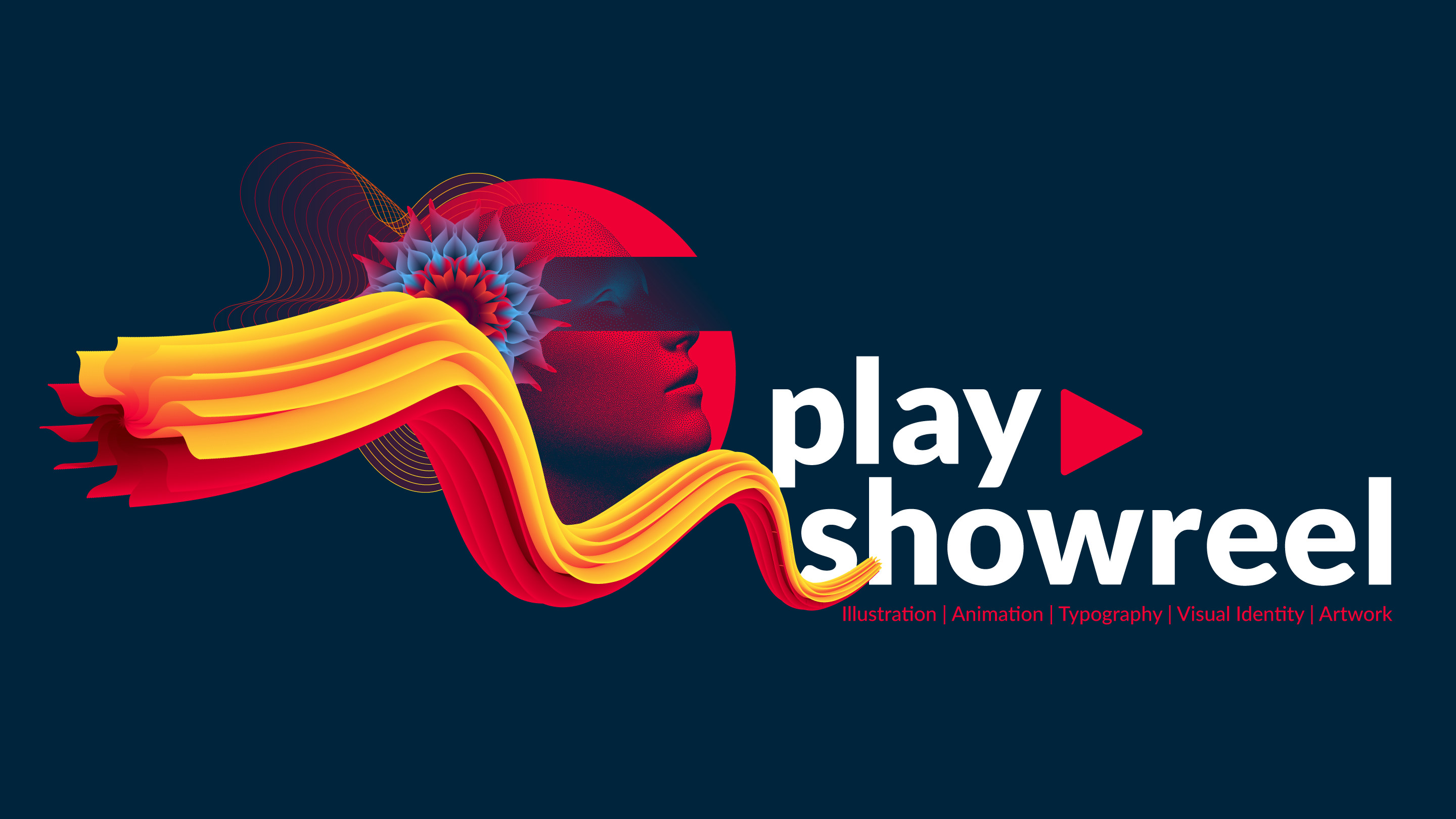 Showreel abspielen – Illustration, Animation, Typography, Visual Identity, Artwork