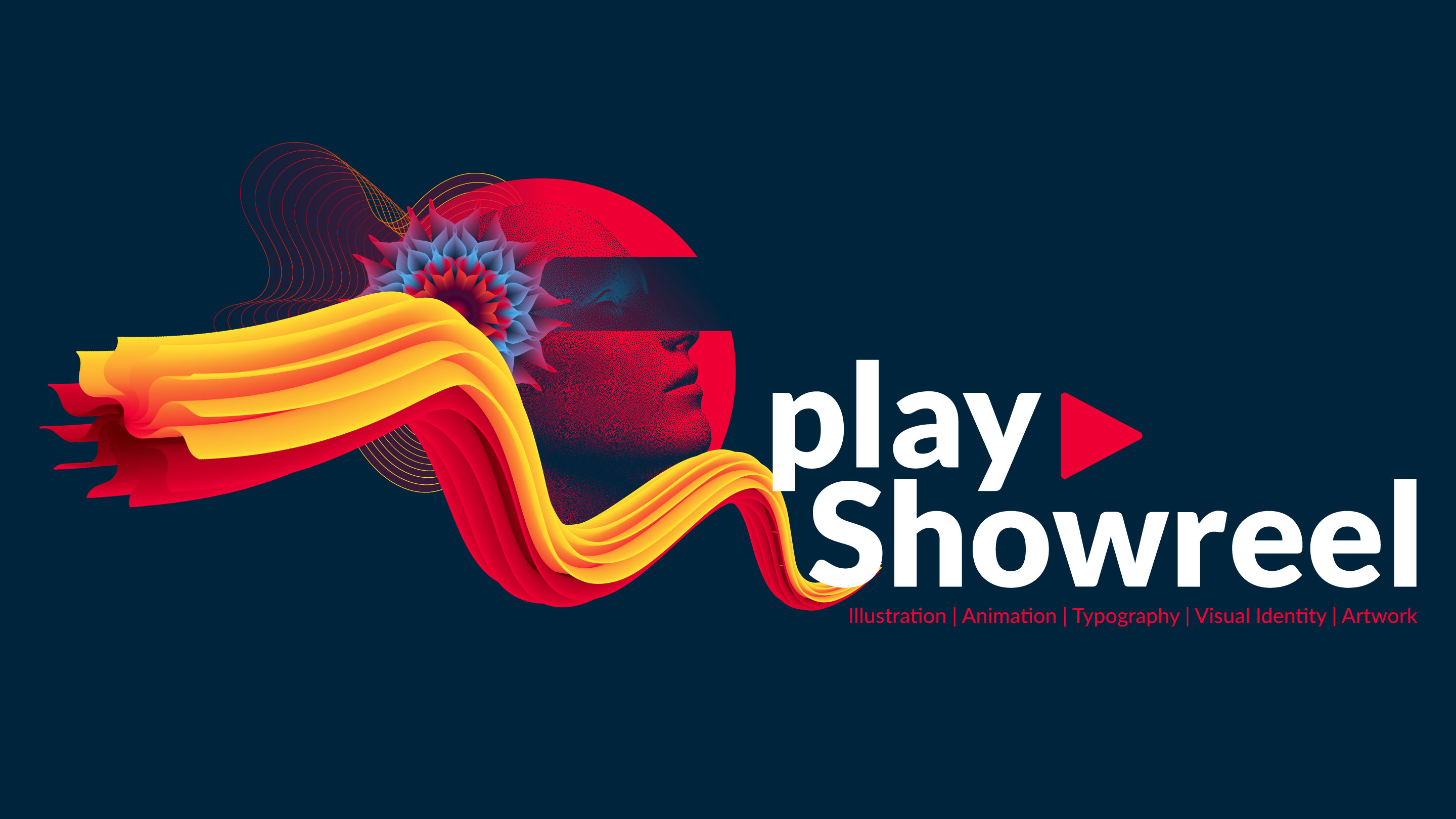 Showreel abspielen – Illustration, Animation, Typography, Visual Identity, Artwork